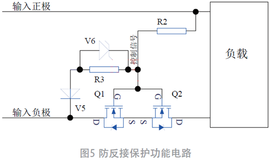 過欠壓、防反接電路